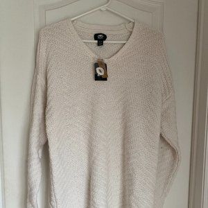 Root Long Sweater White/Beige